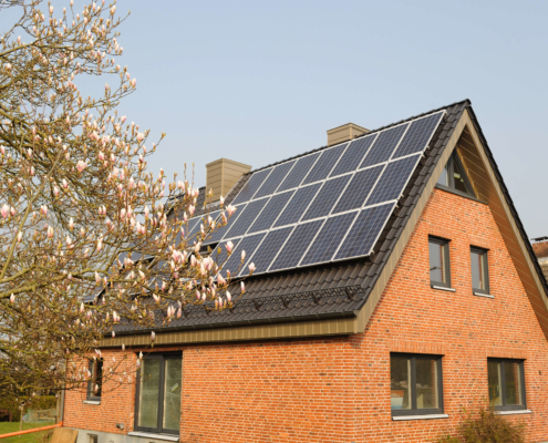 Photovoltaik-Anlage, PV-Aufdachanlage